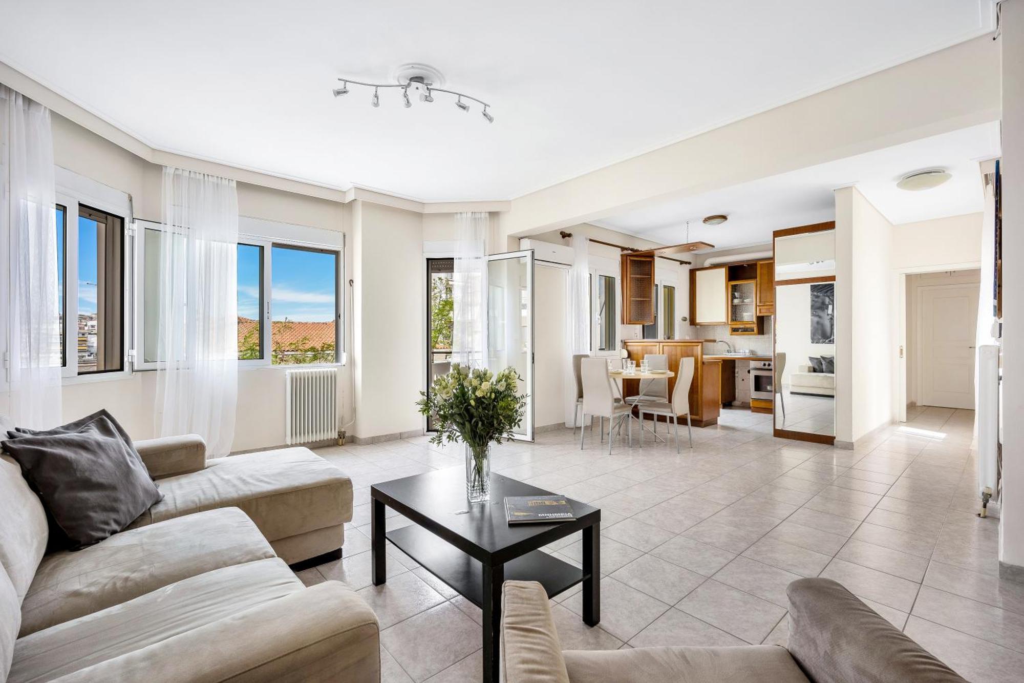 Fabulous Central Apartment Close To The Sea! Chalkís 外观 照片