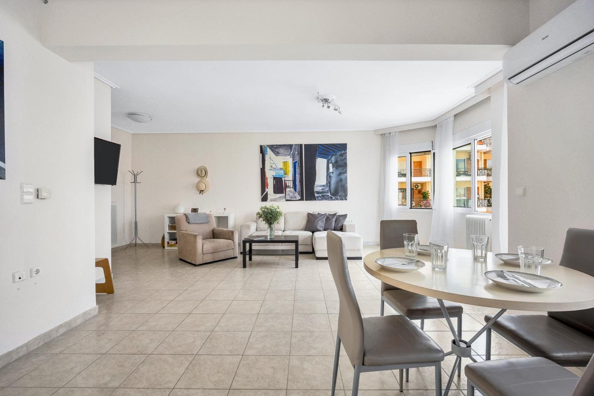 Fabulous Central Apartment Close To The Sea! Chalkís 外观 照片