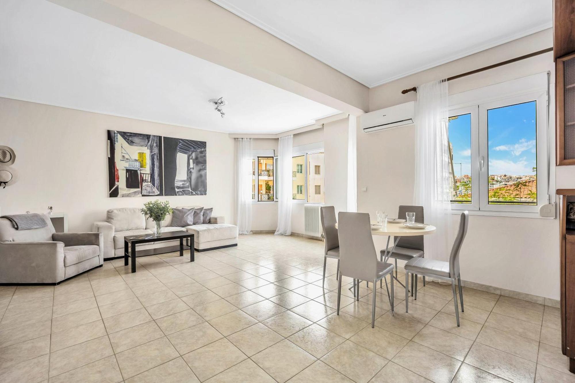 Fabulous Central Apartment Close To The Sea! Chalkís 外观 照片